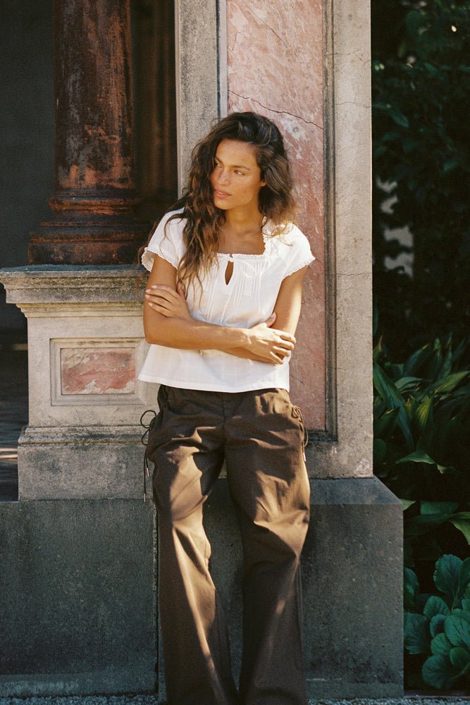 Shop Juni - Macie Pant - Espresso - Turquoise Lane