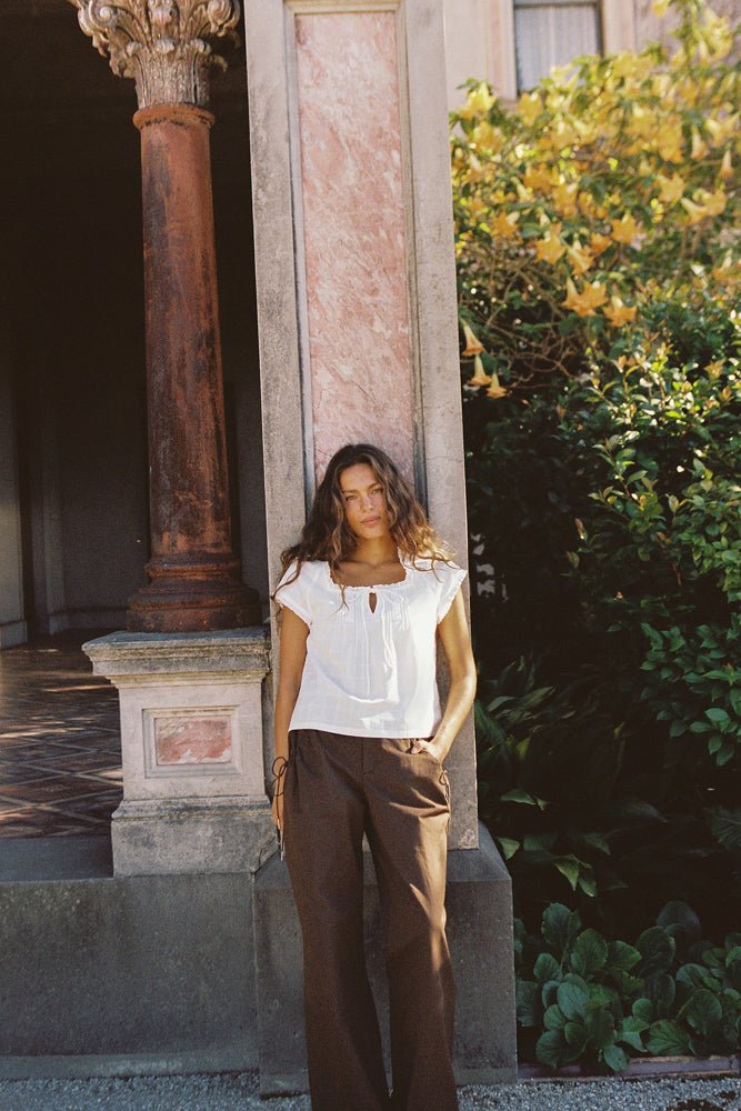 Shop Juni - Macie Pant - Espresso - Turquoise Lane
