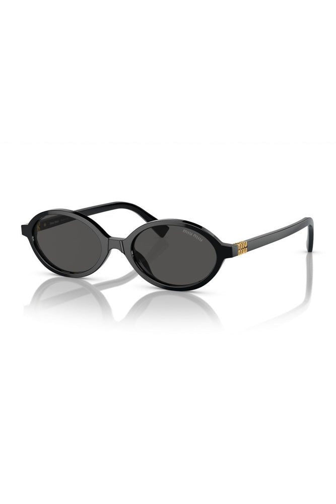 Shop Miu Miu - MIU MIU Regard Sunglasses 04ZS - Black - Turquoise Lane