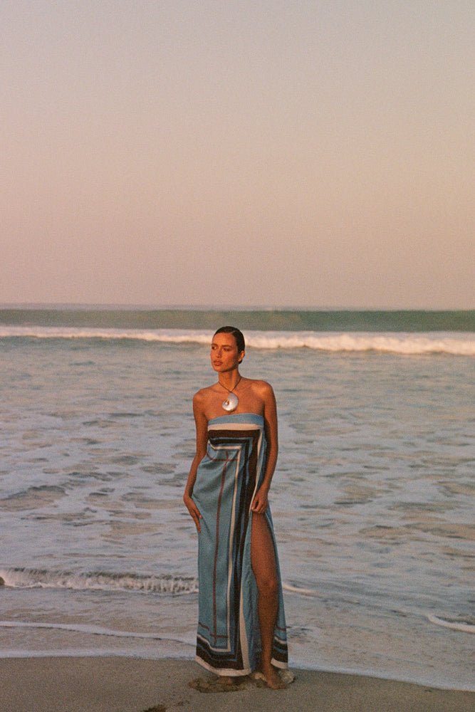 The Kennedy Strapless Maxi Dress